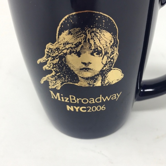 Les Miserables mug Dark Blue / Gold NYC 2006 - Picture 2 of 5